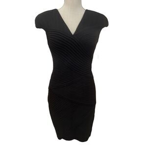 NWT Robert Rodriguez Black Heavyweight Bodycon Mini Dress